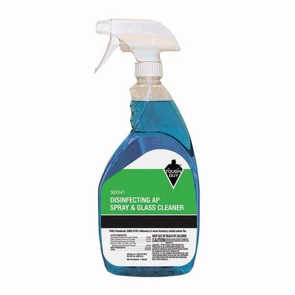 Manufacturer Varies Cleaner and Disinfectant, 32 oz. Bottle, Lemon 36XX41
