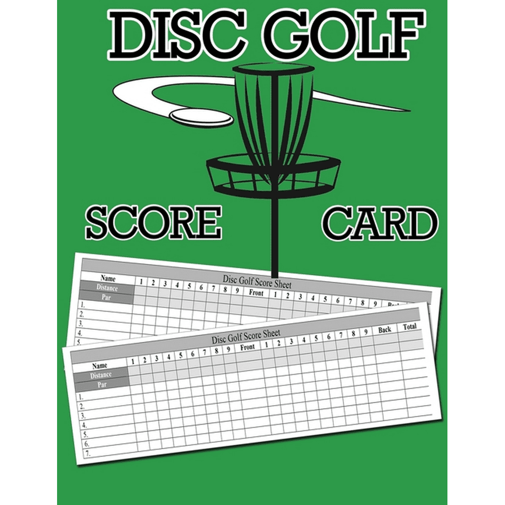 Disc Golf Score Card 100 Sheets Golf Score Keeper, Golf Notebook