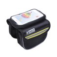 thumbnail image 1 of Toystoory Front Bike Bag Servicio prolongado Material premium Colores surtidos Bolsa impermeable para ciclismo Soporte para teléfono Ciclismo Amarillo【L】, 1 of 6