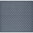 thumbnail image 1 of Safavieh Courtyard Navy Indoor Outdoor Rug - Square 5'3", 1 of 5