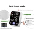 thumbnail image 5 of Monitores de presión arterial Bluetooth para uso doméstico. Incluye brazalete grande de 17" y brazalete extra grande de 21". Pantalla LED a color de 6 pulgadas. Monitor de presión arterial tipo brazo, 5 of 5