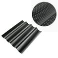 thumbnail image 3 of French bread pan Non-Stick Perforated French Bread Pan Mold for Baking 4 Loaves Wave Baker (Silver), 3 of 6