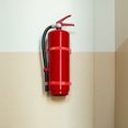thumbnail image 5 of 2 PCS Fire Extinguisher Mounting Bracket Storage Stand Wall Hanging Red, 5 of 8