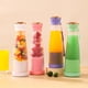 thumbnail image 1 of Licuadora portátil para jugos | Mini licuadora de mano recargable para batidos | Vaso a prueba de fugas de 400 ml | Mezclador de frutas inalámbrico USB para exteriores | Batería de 1200mAh | 4, 1 of 5