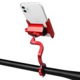 thumbnail image 2 of Heightened Aluminium Alloy Bicycle Mobile Phone Holder 360° Rotation Adjustable Motorcycle Phone Mount Rear View Mirror Phone Bracket for Mountain Bike Road Bicycle, 2 of 7