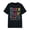 Black, variant on Wang6 Womens Short Sleeve Plus Size Tshirts Casual Funny Letter Printed Graphic Tees Shirts Summer Crew Neck Loose Fit Tops Black M