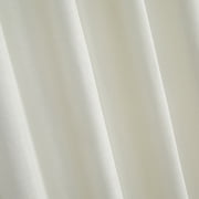 Mainstays Southport Textured Light Filtering Curtain Panel Pair, Set of 2, Ivory, 40 in W x 63 in L