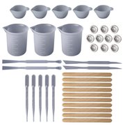 Resin Kit for Beginners with Molds Epoxy Resin Starter Kit with Pigment