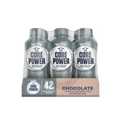Core Power High Protein Shake, Chocolate, 42g Bottle, 14oz, 12 Pack