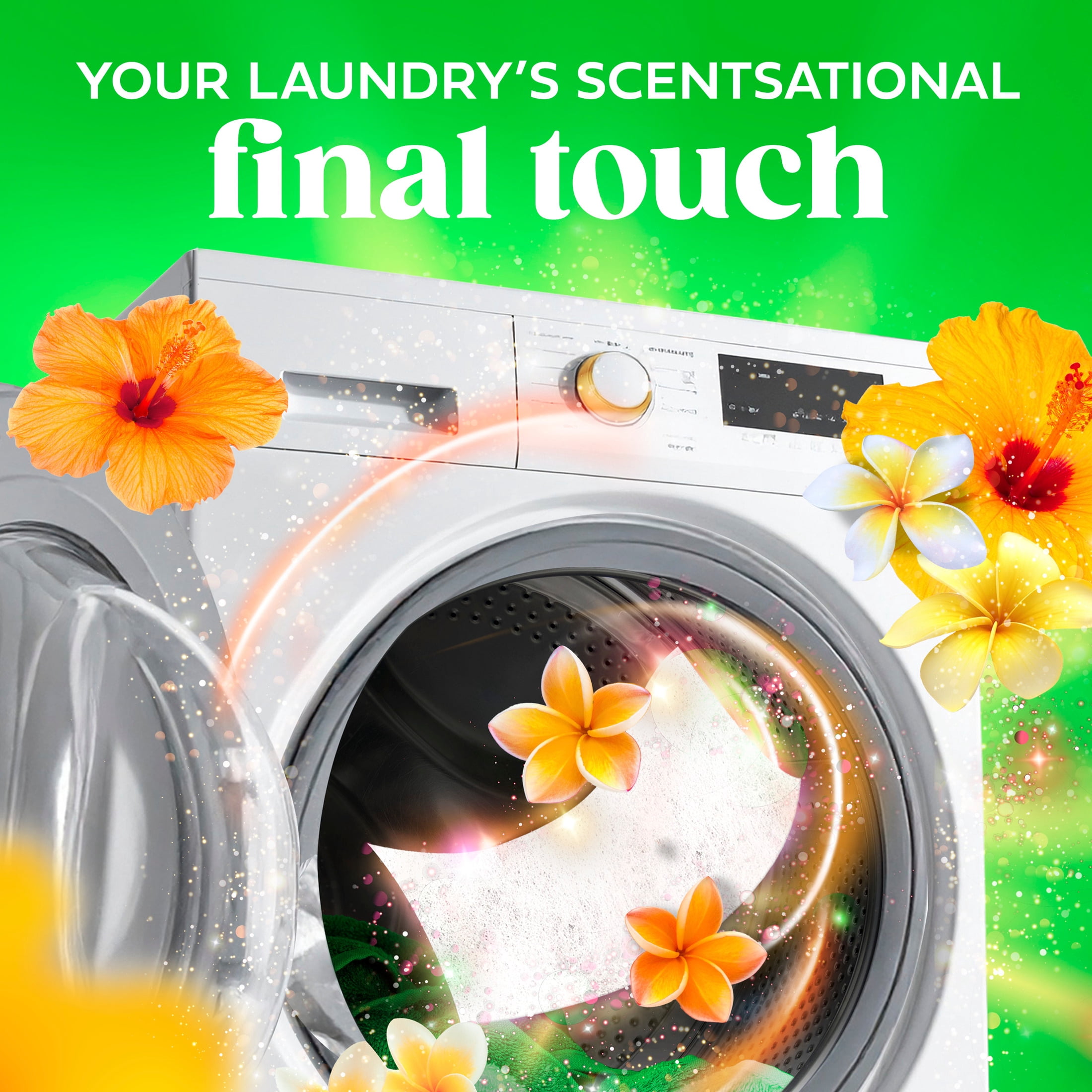 Gain Dryer Sheets, Island Fresh Scent, 240 Count