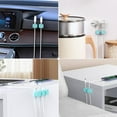 thumbnail image 7 of Magnetic Cable Clips, 6 Pack Cord Holder for Desk Office, Strong Adhesive Phone Cord Organizer Holder for Nightstand Kitchen Appliances Wall, 7 of 7