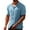 Sky Blue, variant on Mens Workout Shirts Lapel Solid Color Short Sleeved Button Linen Mens Performance Polos,White,L