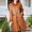 Khaki, variant on Drovellove Plus Size Women's Casual Longline Leather Jacket with Round Neck & Button Front | Lightweight Polyester Moto-Style Coat for Spring Winter, Versatile Layer for Work, Weekends