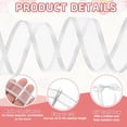 thumbnail image 3 of Uxcell Sheer Wide Organza Ribbon (1 Inch x 25 Yards) - with Chiffon Satin Ribbon Edge, for Gift Wrapping Wedding Birthday Bouquet Crafts DIY Decor, Gray, 3 of 7