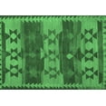 thumbnail image 1 of Ahgly Company Indoor Rectangle Southwestern Emerald Green Country Area Rugs, 4' x 6', 1 of 4