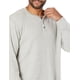 thumbnail image 3 of Wrangler Authentics Waffle Henley de manga larga para hombre, color gris claro, talla XL, 3 of 5