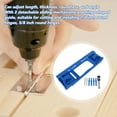 thumbnail image 3 of Jig Door Hinge Router Template Adjustable Versatile Door Hinge Jig Kit for 2-1/2 To 6 Inch Hinges, 3 of 7