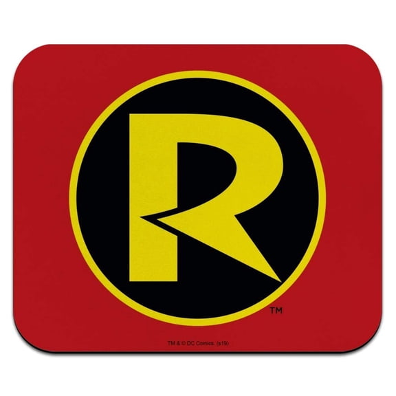 Batman Robin Logo Low Profile Thin Mouse Pad Mousepad