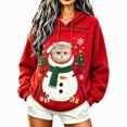 thumbnail image 2 of Pet Hoodie With Cat Dog Pouch Christmas Pet Carrier Costume Oversized Fall Winter, 2 of 7