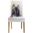 thumbnail image 1 of FMSHPON Wolf Wild Watercolor Stretch Chair Cover Protector Seat Slipcover for Dining Room Hotel Wedding Party Set of 1, 1 of 5
