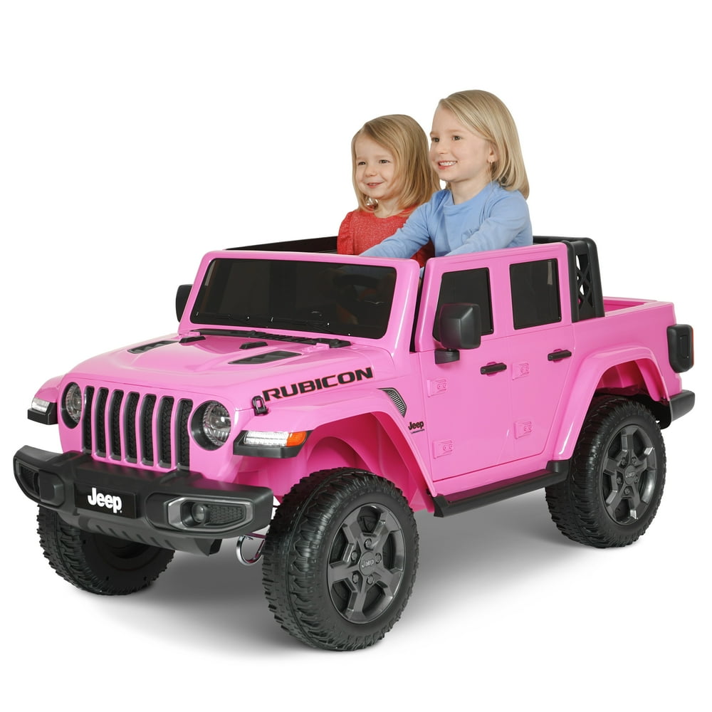12 volt Jeep Gladiator Battery Powered Ride On Vehicle, Pink Walmart