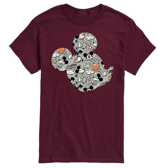 Mickey & Friends - Mickey Light Blue Vintage - Men's Short Sleeve Graphic T-Shirt