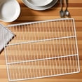 thumbnail image 4 of FUTUREORYY 2Pcs White Metal Fridge Shelf Divider Wire Rack for Universal Freezer and Refrigerator Use, 4 of 8