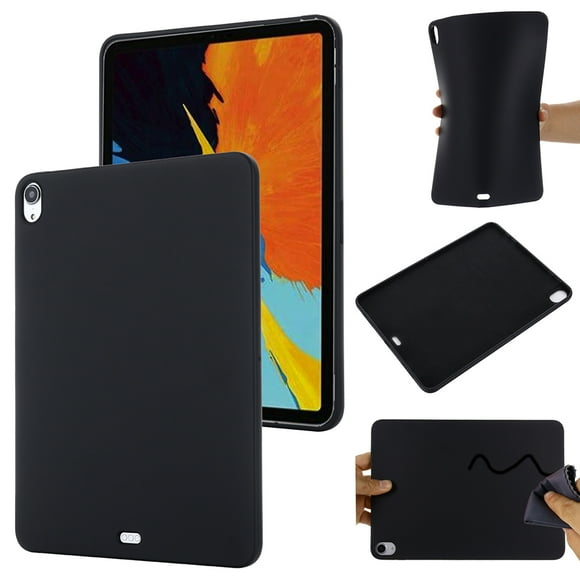 Shisuyan Protective Tablet Case Microfiber Full Coverage Black 1Pcs for iPad Air 4 10.9In