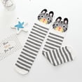thumbnail image 2 of LIZENG Children's Cotton Socks Animal Heart Little Cat Ankle and Mid Calf Socks, 2 of 6