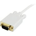thumbnail image 4 of StarTech 6ft Mini DisplayPort to VGA Adapter Converter Cable, White MDP2VGAMM6W, 4 of 4