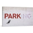 thumbnail image 1 of ARTCANVAS Parking Girl Swing Canvas Art Print by Banksy - Size: 40" x 26" (0.75" Deep), 1 of 9