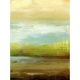 thumbnail image 2 of King 15x18 Gold Ornate Wood Framed with Double Matting Museum Art Print Titled - Distant Pond II, 2 of 4
