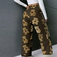 thumbnail image 6 of Women's Cute Bear Plush Pajamas Pants Soft Fluffy Fleece Warm Pjs Sleepwear Winter Comfy Fuzzy Pants, 6 of 8