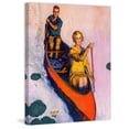 thumbnail image 2 of Marmont Hill Couple Paddling Canoe by McClelland Barclay Painting Print on Canvas, 2 of 5