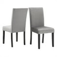 thumbnail image 6 of Weston Home Banford Nailhead Velvet Upholstered Dining Side Chairs, Set of 2, Gray, 6 of 7