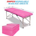 thumbnail image 2 of Sábanas desechables para mesa de masaje SZHZTEL, 200 unidades, color rosa, 2 of 7