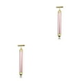 thumbnail image 2 of pitrice Rouleau Facial Vibrant en Forme de T Bâton Raffermissant Soin de la Peau Anti-Rides Masseur Portable à Piles Rose 2Ensemble, 2 of 6