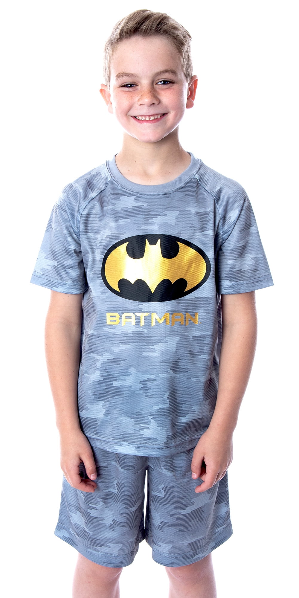 DC Comics Big Boys Superman Logo Short Sleeve Pajama Short Set