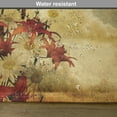 thumbnail image 6 of Ambesonne Vintage Place Mats Set of 4, Retro Flower Chamomile, Standard Size, Tan Orange, 6 of 6