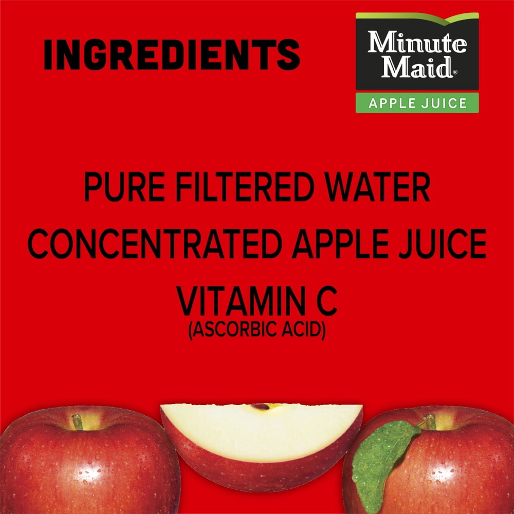 Minute Maid Apple Juice With Vitamin C Fruit Juice Drink 6 ct / 10 fl oz - 2 Box