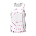 thumbnail image 4 of Easygdp Breast Cancer Awareness (4) Men's Tank Top, Sleeveless Muscle T Shirts, Breathable, Quick-Dry, Loose for Gym, Running, Fitness - X-Large, 4 of 9