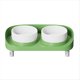 thumbnail image 5 of Cuenco Elevado Inclinado Platos Altos para Gatos Comedero Ergonómico para Mascotas Sin Estrés Elevados para Gatos con Soporte Antideslizante Verde, 5 of 5