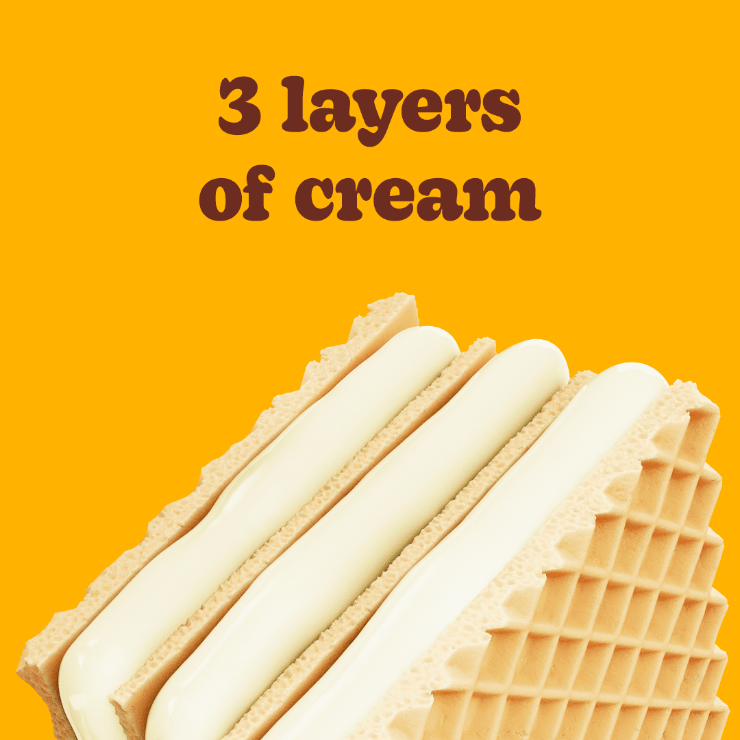 (5 pack) Bauducco Vanilla Wafers, Crispy Wafer Cookies with 3 Delicious, Vanilla Flavored Cream, Family Pack, 9.0oz