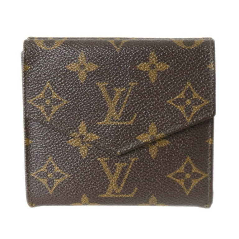 Authenticated used Louis Vuitton Portomonet Vier Cult Credit Wallet W Monogram M61660 8904, Women's, Size: (HxWxD): 10cm x 11cm x 2cm / 3.93'' x 4.33