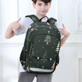 thumbnail image 6 of FORMRS Unisex School Backpack 17" Student Travel Bag with Laptop Compartment, Green Christmas Trees, 6 of 7