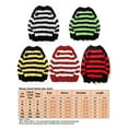 thumbnail image 4 of Innerwin Knitted Sweaters Long Sleeve Mens Jumper Tops Work Ripped Hole Loose Sweater Black And Red 3XL, 4 of 4
