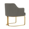 thumbnail image 6 of Manhattan Comfort Raya Dining Armchair with Solid Wood Frame in Taupe, 6 of 10