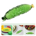 thumbnail image 4 of Statue de Concombre en Verre Simulation Légume Décoration Élégante pour la Maison Ornement de Table Pièce d'Accent Décorative Unique, 4 of 8