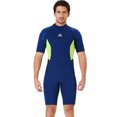 thumbnail image 1 of Combinaison de Plongée 3MM Résistante à l'Usure Manches Courtes Short Combinaison Longue Durée Sensation de Fraîcheur Accessoire de Surf Homme Marine TTG, 1 of 6