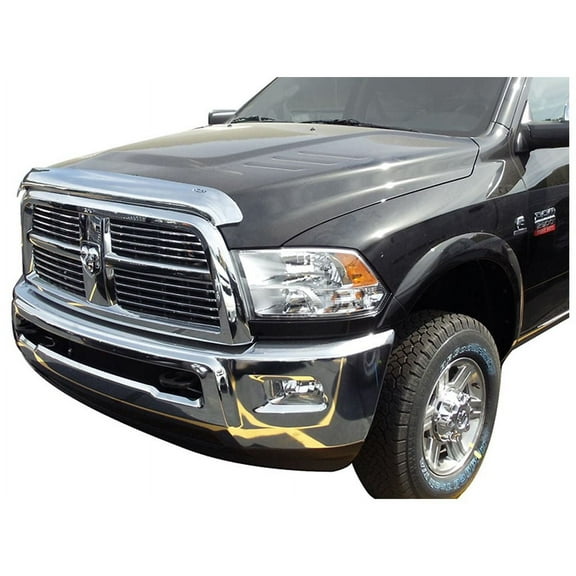 Auto VentShade (AVS) by RealTruck Chrome Bug Deflector Compatible with 1997-2004 Dodge Dakota, 1998-2003 Dodge Durango